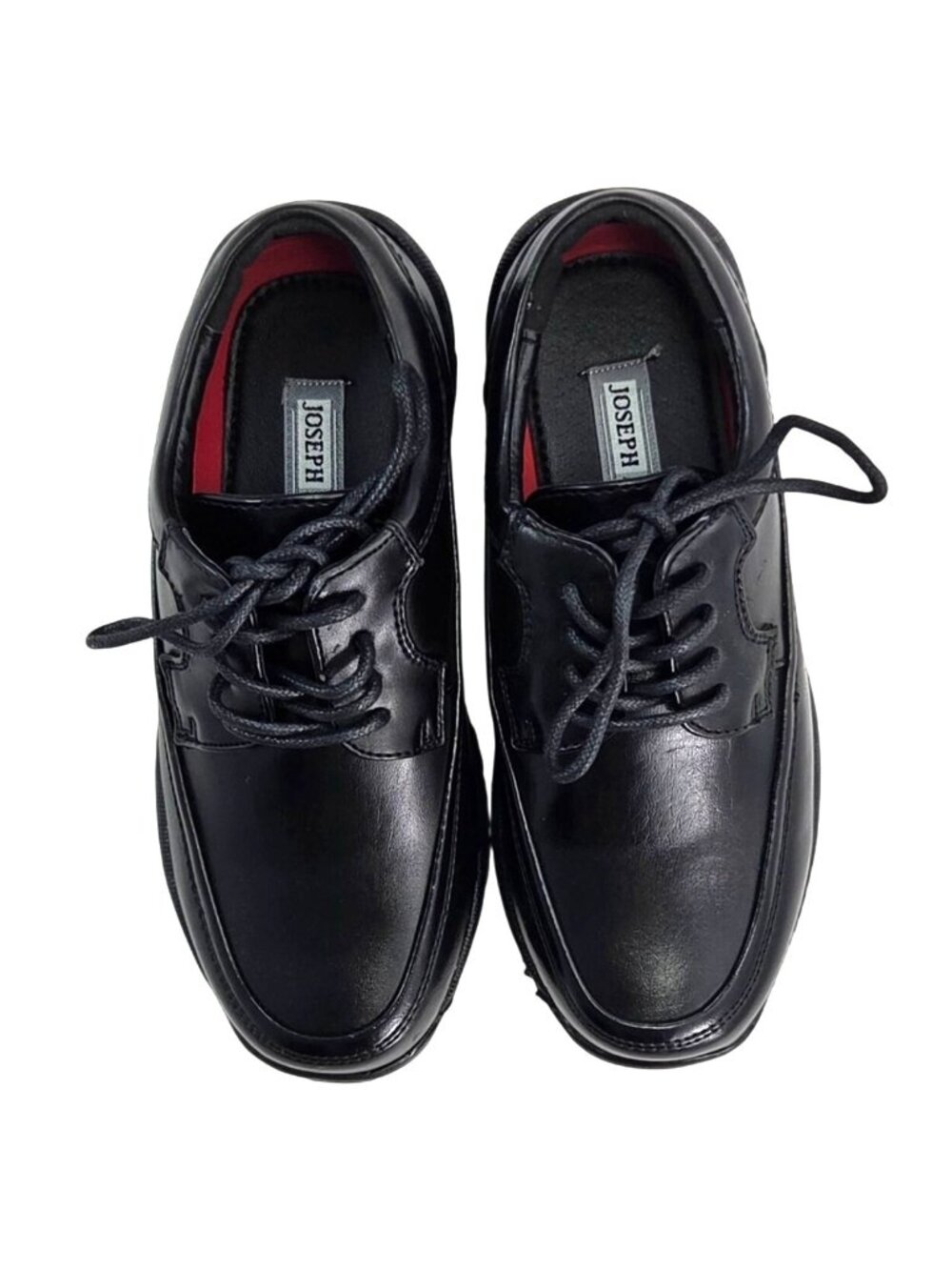 Joseph Allen Black Lace-Up Boys Casual Dress Shoes Size 13 EUC w Box